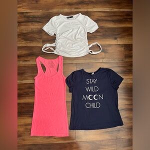 “3” No Boundaries CropTop - Teeshirt -Tank Top